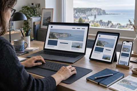 Contrôle d’un site sur ordinateur, tablette et téléphone