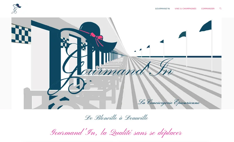 Capture du site Gourmand’In