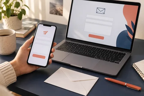 Illustration IA : Contrôle d’un formulaire sur téléphone et ordinateur
